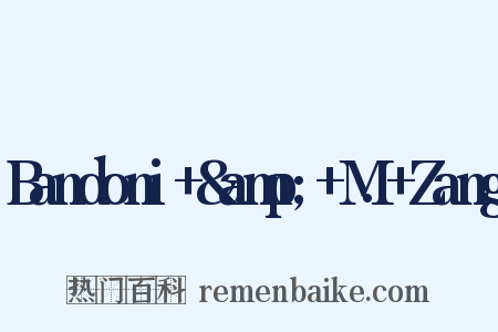 Bandoni &amp; M. Zang是什么意思的图片